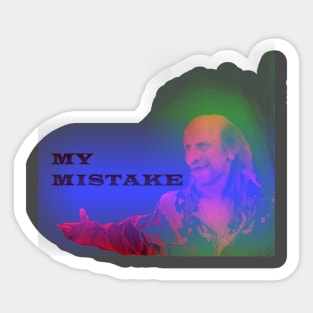 My Mistake spectral Sticker